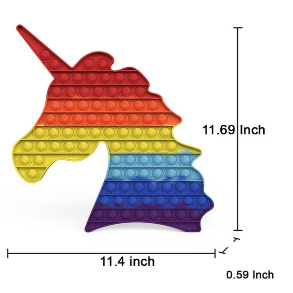 Pop It Fidget Toy-Unicorn -Brand new - Picture 2 of 3